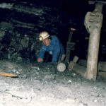 Mine de Cruejouls, Pierre-Christian Guiollard dans la taille