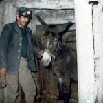 Mine de Cruejouls, mineur et son âne