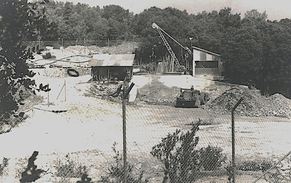 Mine de plomb zinc de Landas (Gard) - Photo PC Guiollard