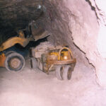 Mine du Burg, au fond, chargement du minerai