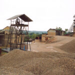 mine de Chaillac, vue d'ensemble du carreau