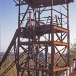 Mine de Puy les Vignes, le puits Girod, 1988