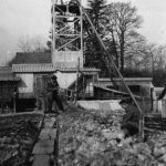 Mine de Puy les Vignes, puits Girod, 1950 environ