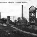 Mine de Puy les Vignes, puits Girod, 1910 environ