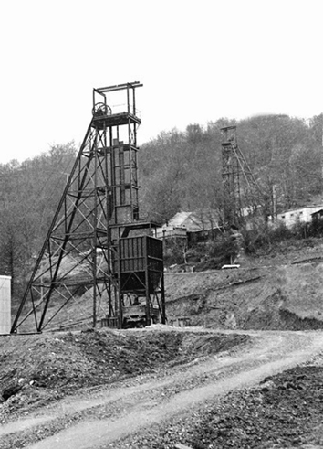 Mine de fluorine de Trébas (Tarn) Photo PC Guiollard