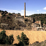 Villardonnel, vue des ruines de l'usine 1978