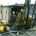 Salsigne, mine à ciel ouvert, les sondages 1987