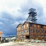 St Eloy (Puy-de-Dôme), mines de la Bouble, puits n°4. ©PCG 1978