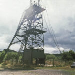 St Eloy (Puy-de-Dôme), mines de la Bouble, puits n°2 à Youx. ©PCG 1978