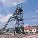 St Eloy (Puy-de-Dôme), mines de la Bouble, puits n°2 à Youx. ©PCG 1988