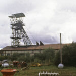 St Eloy (Puy-de-Dôme), mines de la Bouble, puits n°5. ©PCG 1978