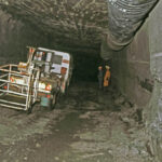 Buxières les Mines (Allier), mine de l'Aumance. ©PCG 1990