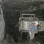 Buxières les Mines (Allier), mine de l'Aumance. ©PCG 1990